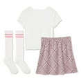 thumbnail image 2 of Btween Girls' Skort 3-Piece Set, 2 of 3