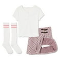 thumbnail image 3 of Btween Girls' Skort 3-Piece Set, 3 of 3