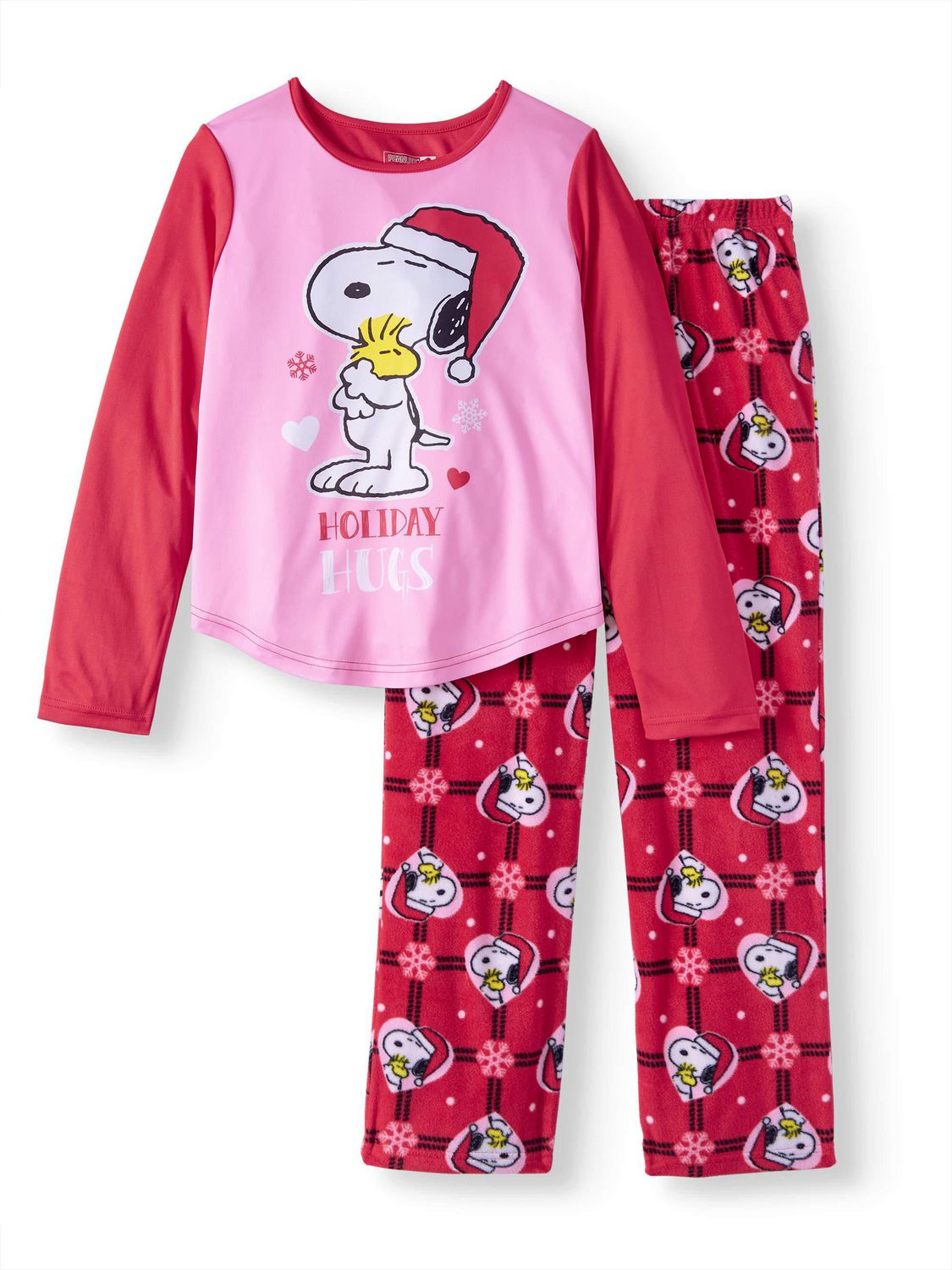 Girls Snoopy Sleepwear 2 Piece Set Walmart Canada