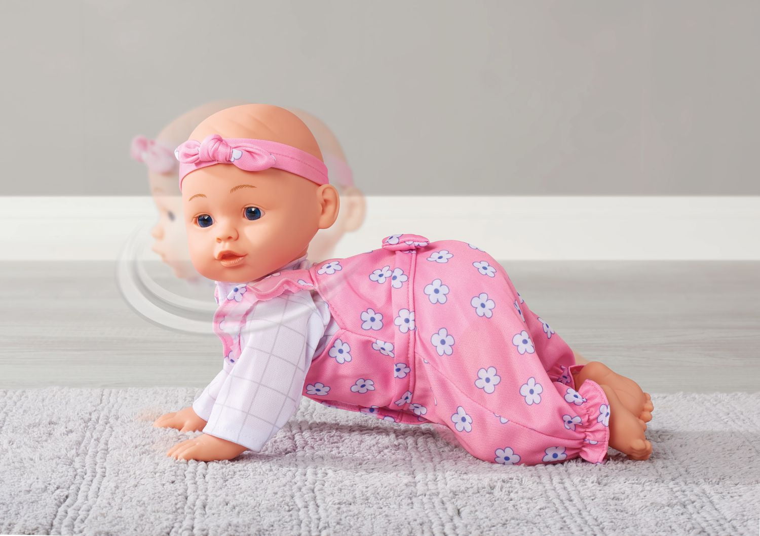 Crawling baby doll walmart discount