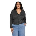 thumbnail image 1 of George Women's Plus Hacci Cardigan, 1 of 6