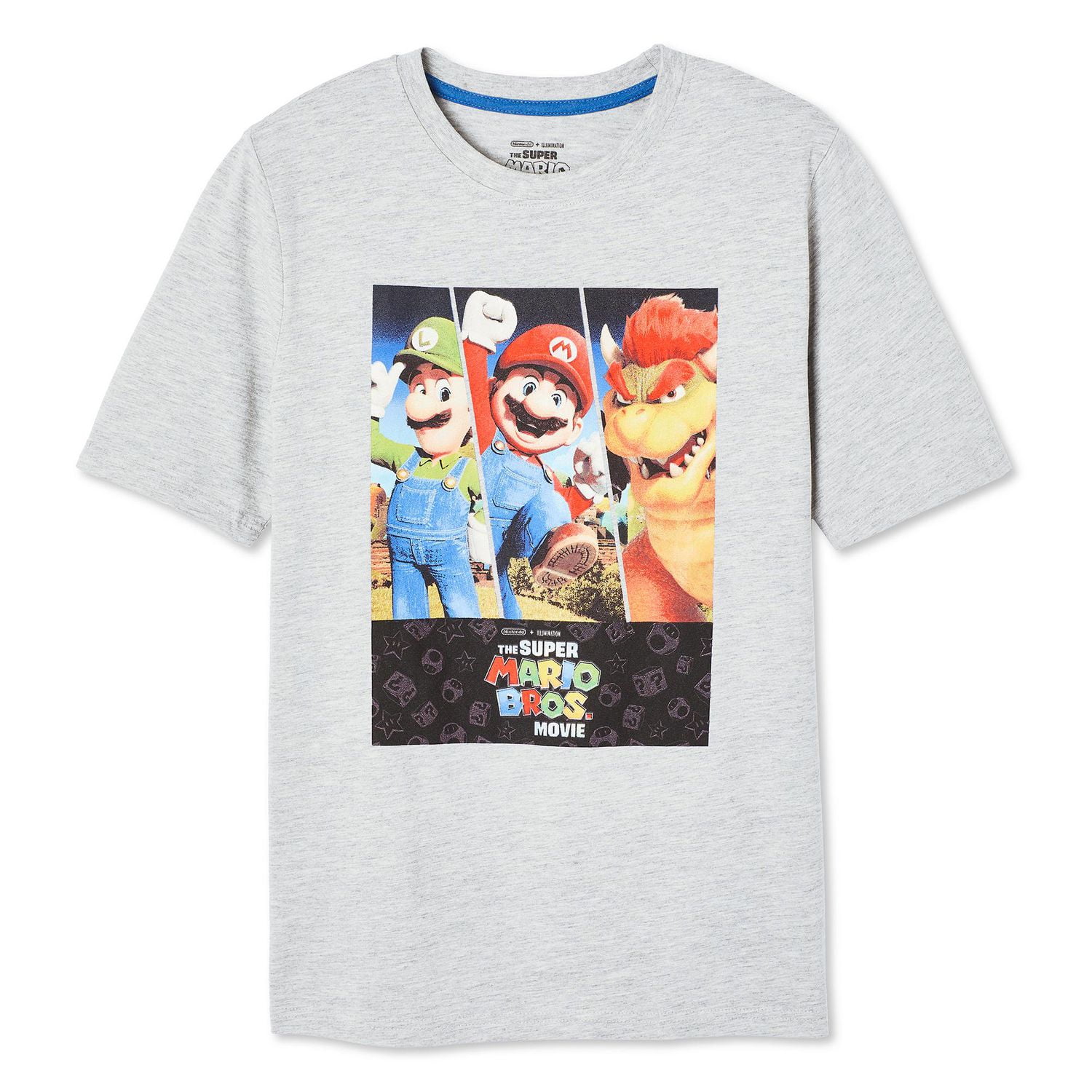 Super Mario Bros Boys' Graphic Tee, Sizes XS-XL