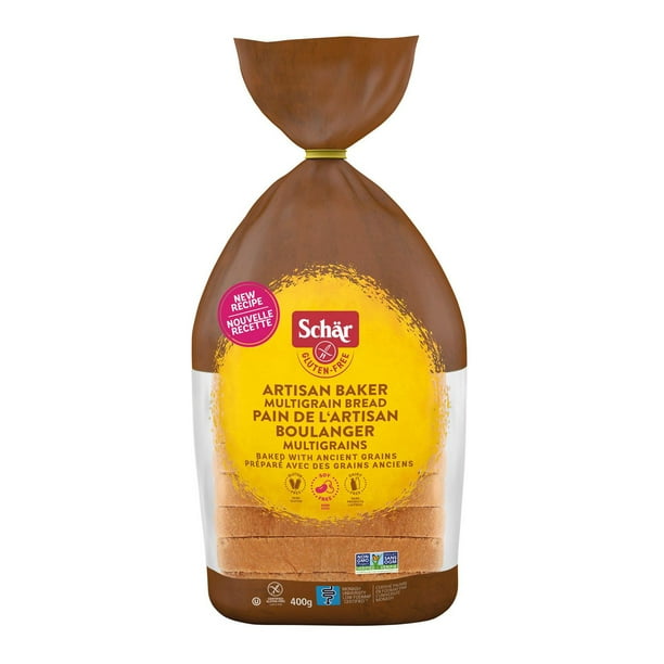 Schär Gluten-Free Artisan Baker Multigrain Bread, 400 g - Walmart.ca