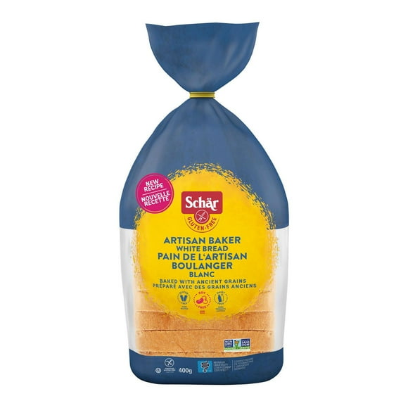 Pain de l’artisan boulanger blanc sans gluten Schär 400g