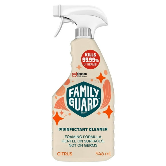 Family Guard™ Disinfectant All Purpose Cleaner, Kills 99.99% of Germs, Citrus Scent, 946mL