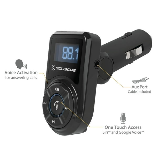 Usams Transmetteur Fm - Bluetooth pour voiture avec Microphone intégré à  prix pas cher
