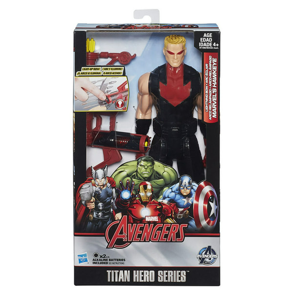 Marvel Avengers - Titan Hero Series - Figurine Marvel’s Hawkeye avec arc éclair