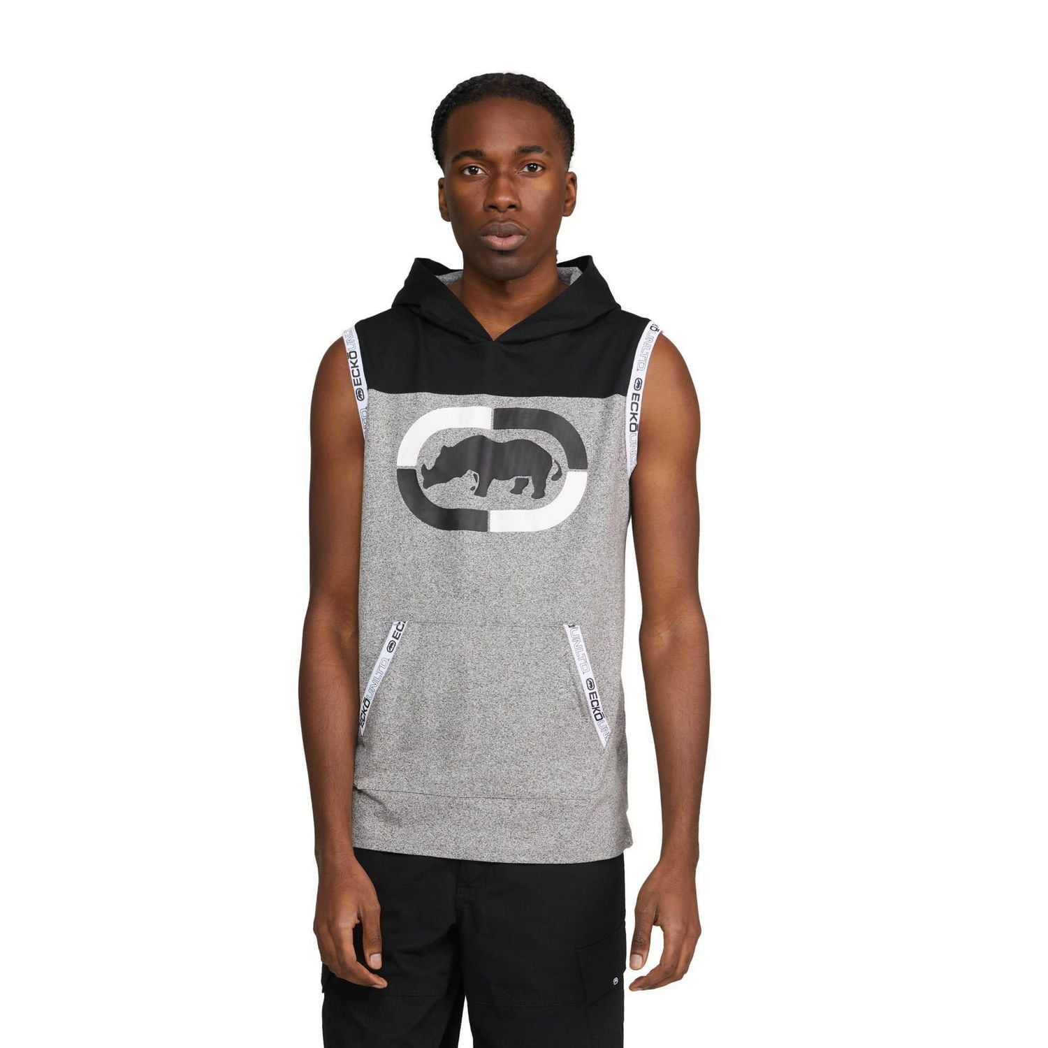 Ecko Unltd. Men’s Sleeveless Starting Blocks Muscle Hoodie
