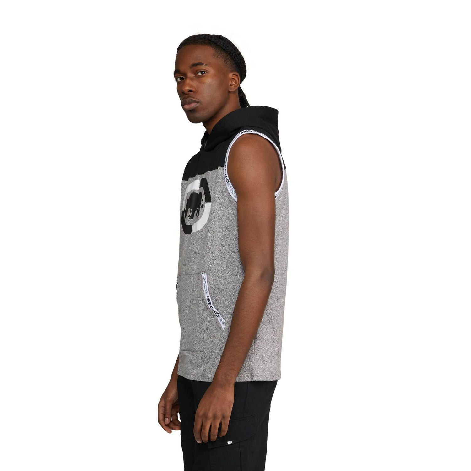 Ecko Unltd. Men’s Sleeveless Starting Blocks Muscle Hoodie