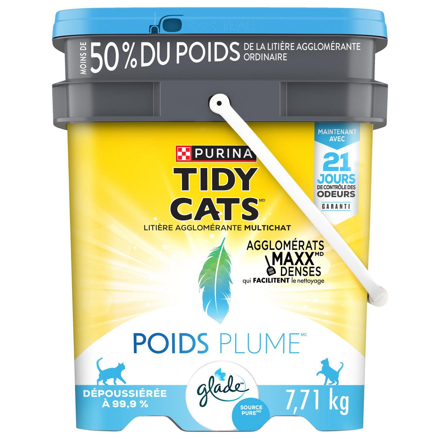 Tidy Cats LightWeight with Glade Clear Springs Multi-Cat, Cat Litter 7.71 kg