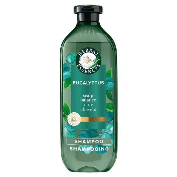 Herbal Essences Eucalyptus Sulfate Free Shampoo, Scalp Balance, with Certified Camellia Oil and Aloe Vera, For All Hair Types, Especially with Dry Scalp, 400ML