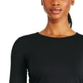 thumbnail image 4 of Athletic Works Women's Side Ruched Tee, 4 of 6