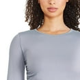 thumbnail image 4 of Athletic Works Women's Side Ruched Tee, 4 of 6