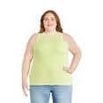 thumbnail image 1 of George Plus Women's High Neckline Rib Tank, 1 of 6