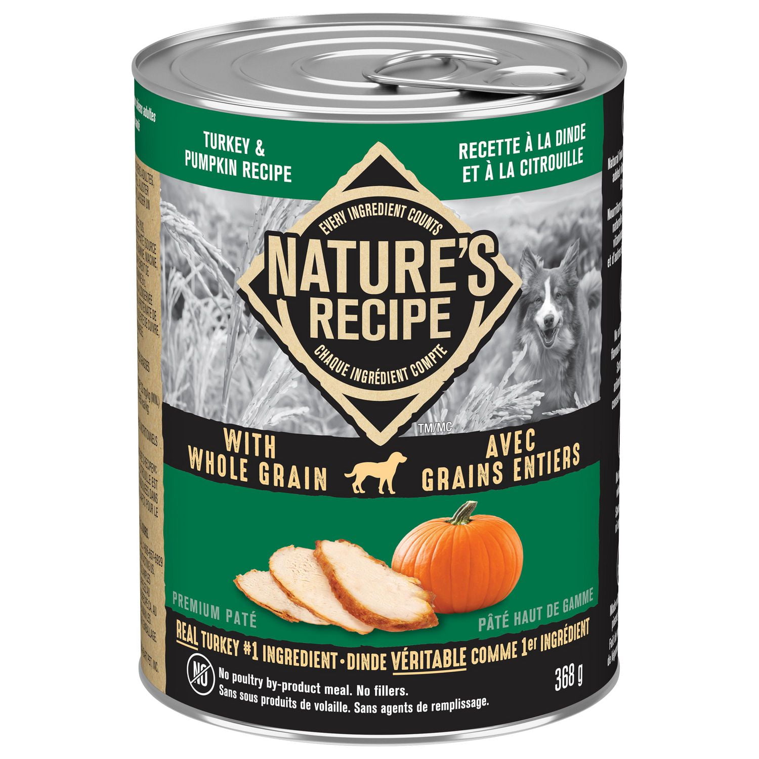 Nature s Recipe Whole Grain Premium Pat Wet Dog Food Turkey