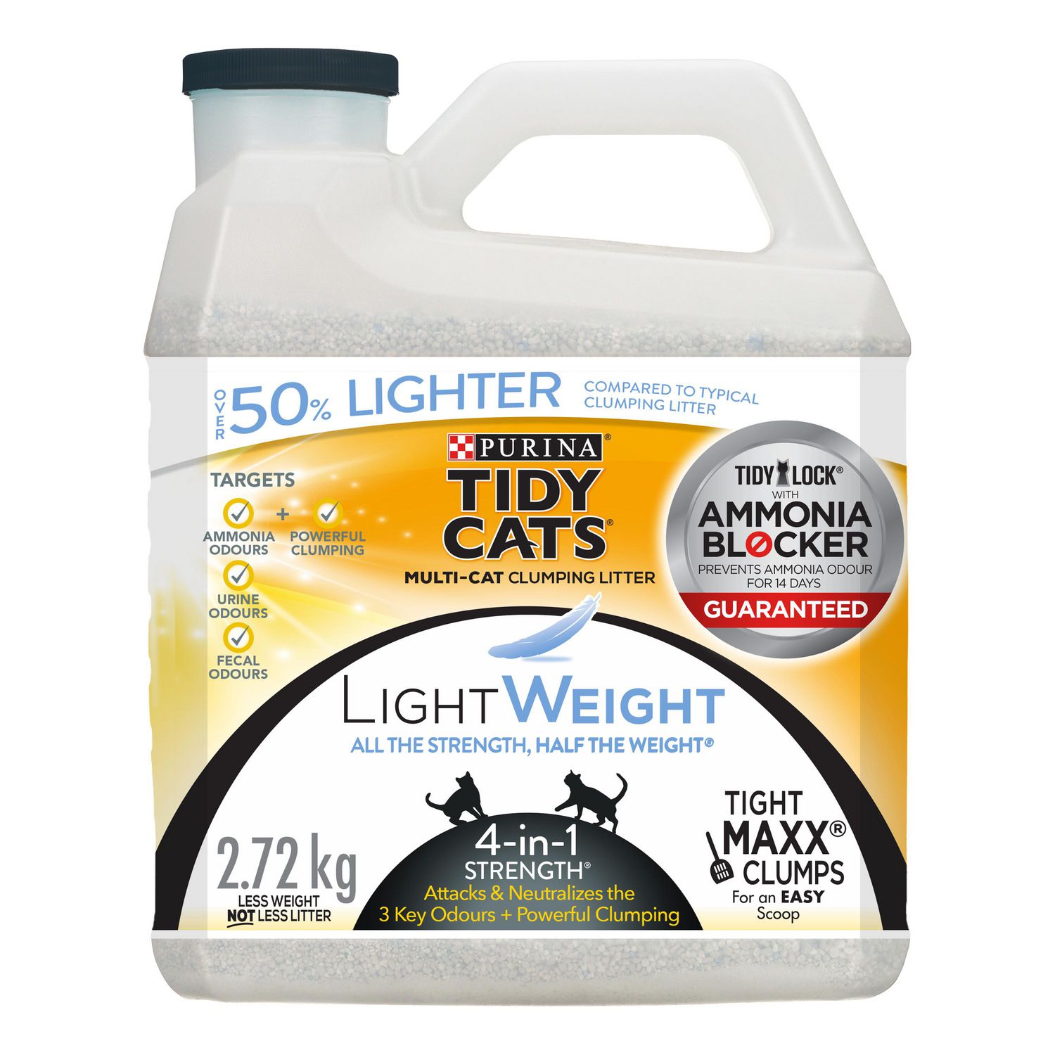 Tidy Cats 4in1 Strength Lightweight Cat Litter for Multiple Cats