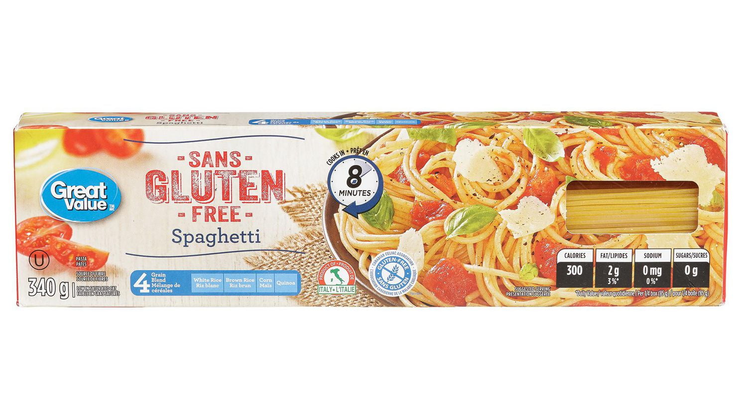 Great Value Gluten Free Spaghetti Walmart Canada