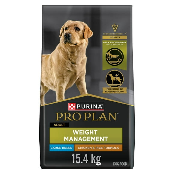 Purina Pro Plan Weight Management Large Breed Formula, Dry Dog Food 15.4 kg