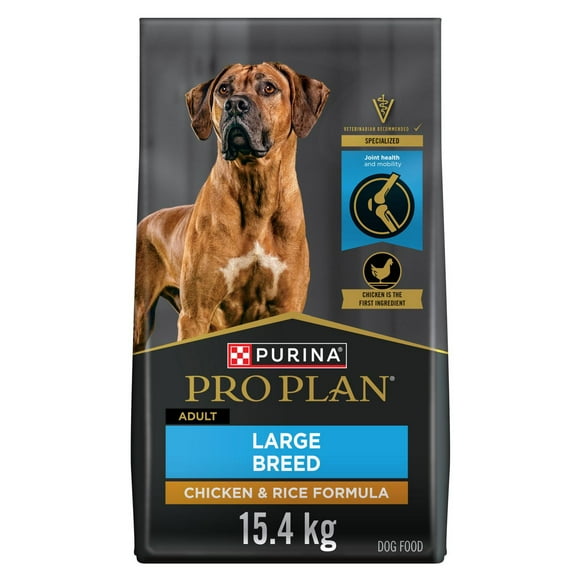 Purina Pro Plan Specialized Large Breed Chicken & Rice Formula, Dry Dog Food 15.4 kg