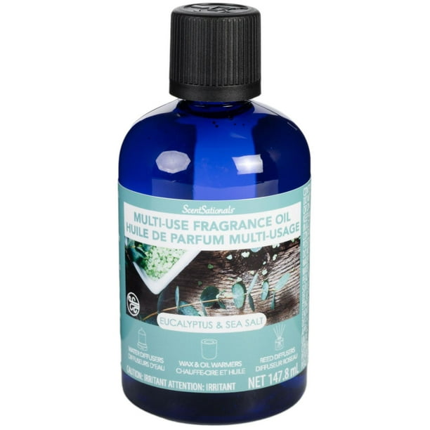 Huile parfumée multi usages ScentSationals - Eucalyptus & Sea Salt 147,8 ml