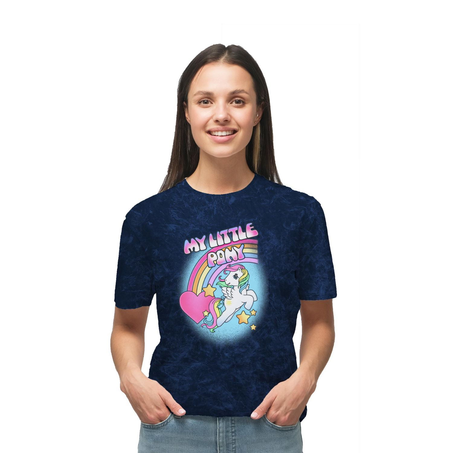 My Little Pony T-shirt à manches courtes pour femme avec aérographe