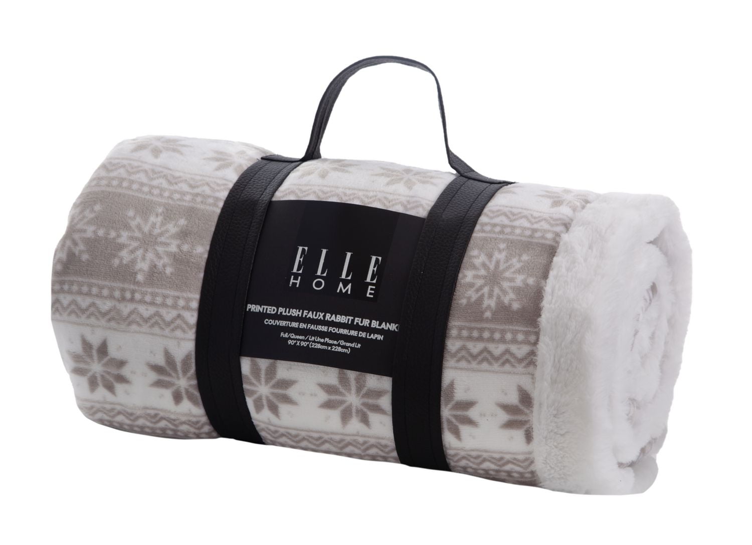 Elle Decor Faux Rabbit Fur Bed Blanket Walmart Canada