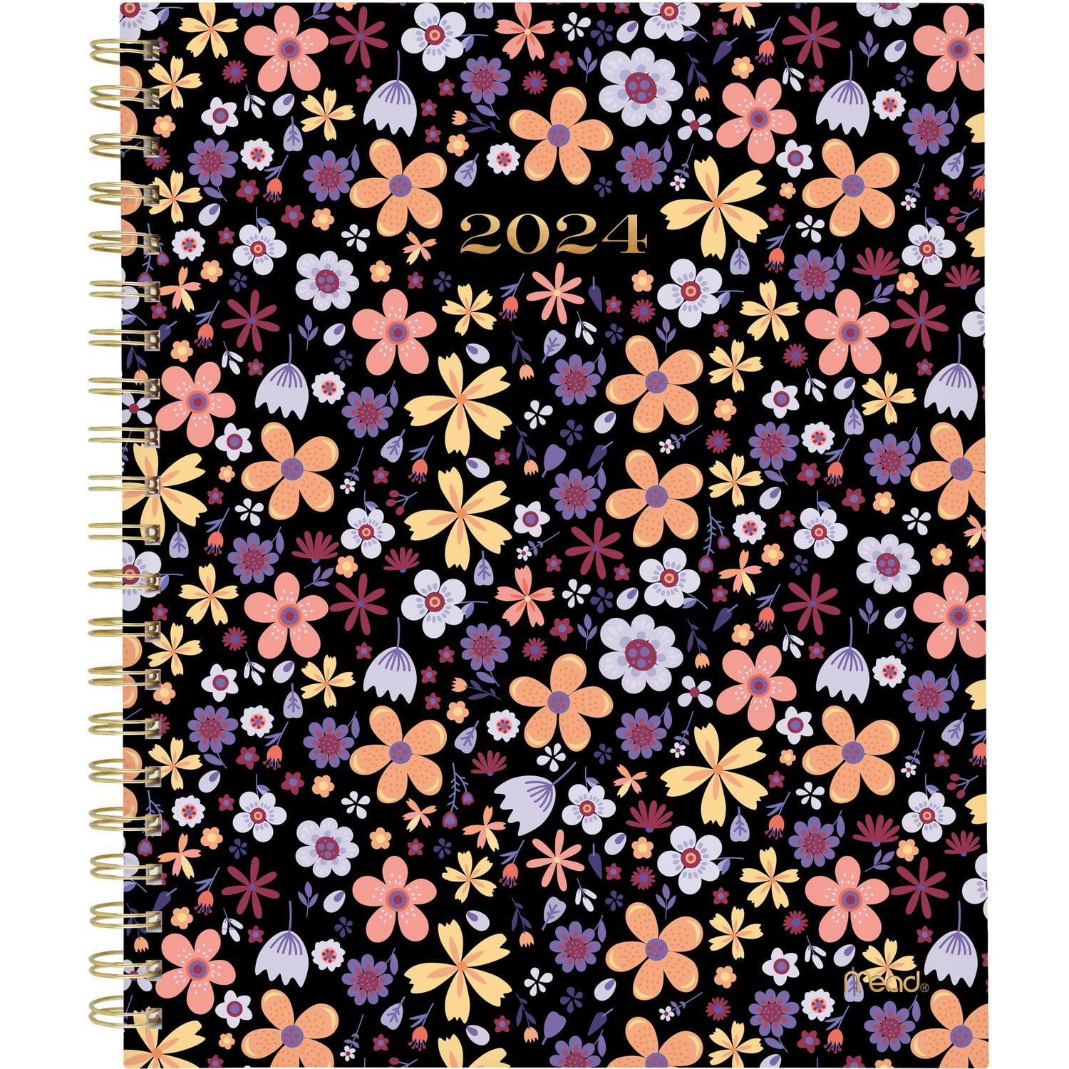 Grand agenda hebdomadaire / mensuel de 15 mois Caprice Mead® à couverture rigide