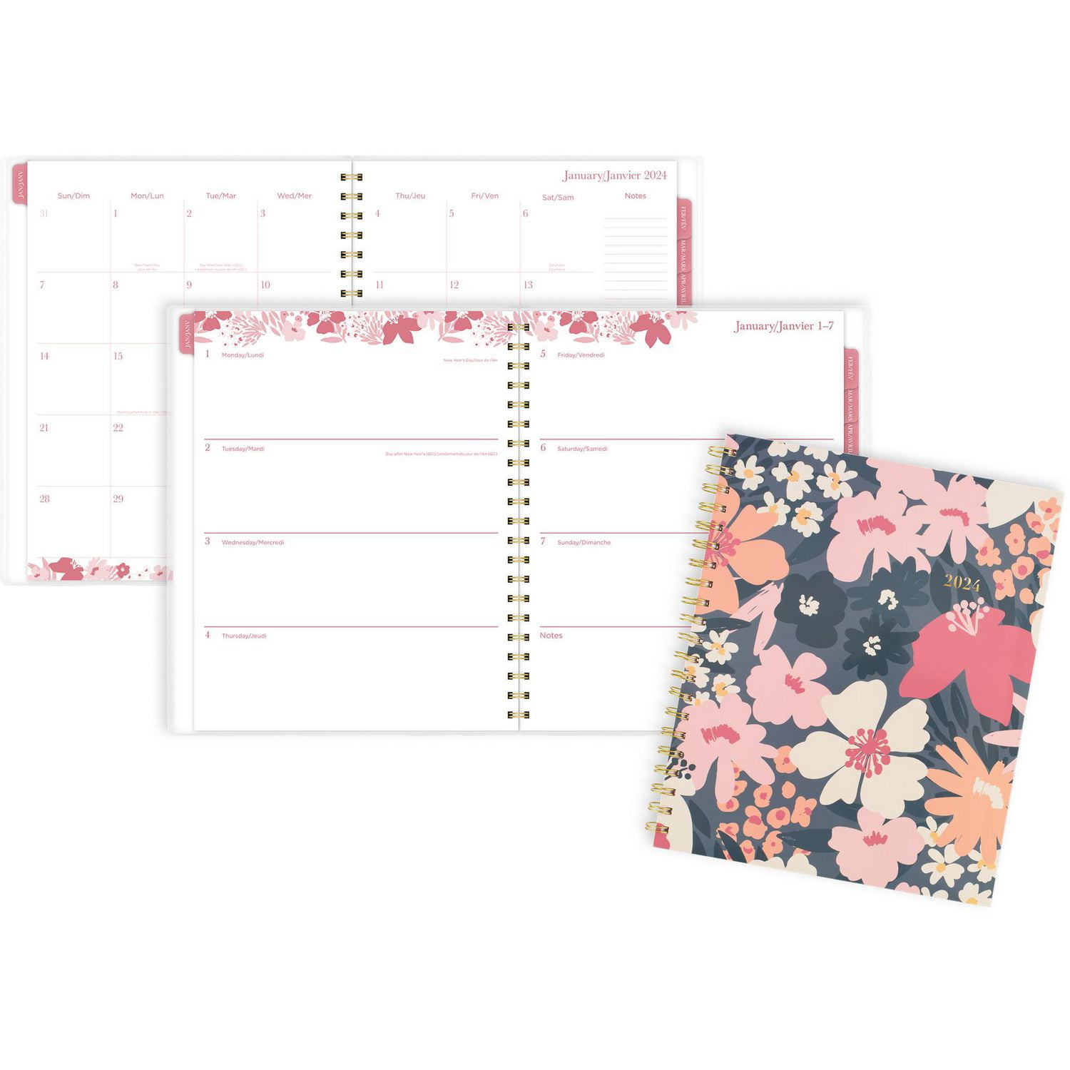 Cambridge® Large Weekly/Monthly Thicket Frosted Poly Planner