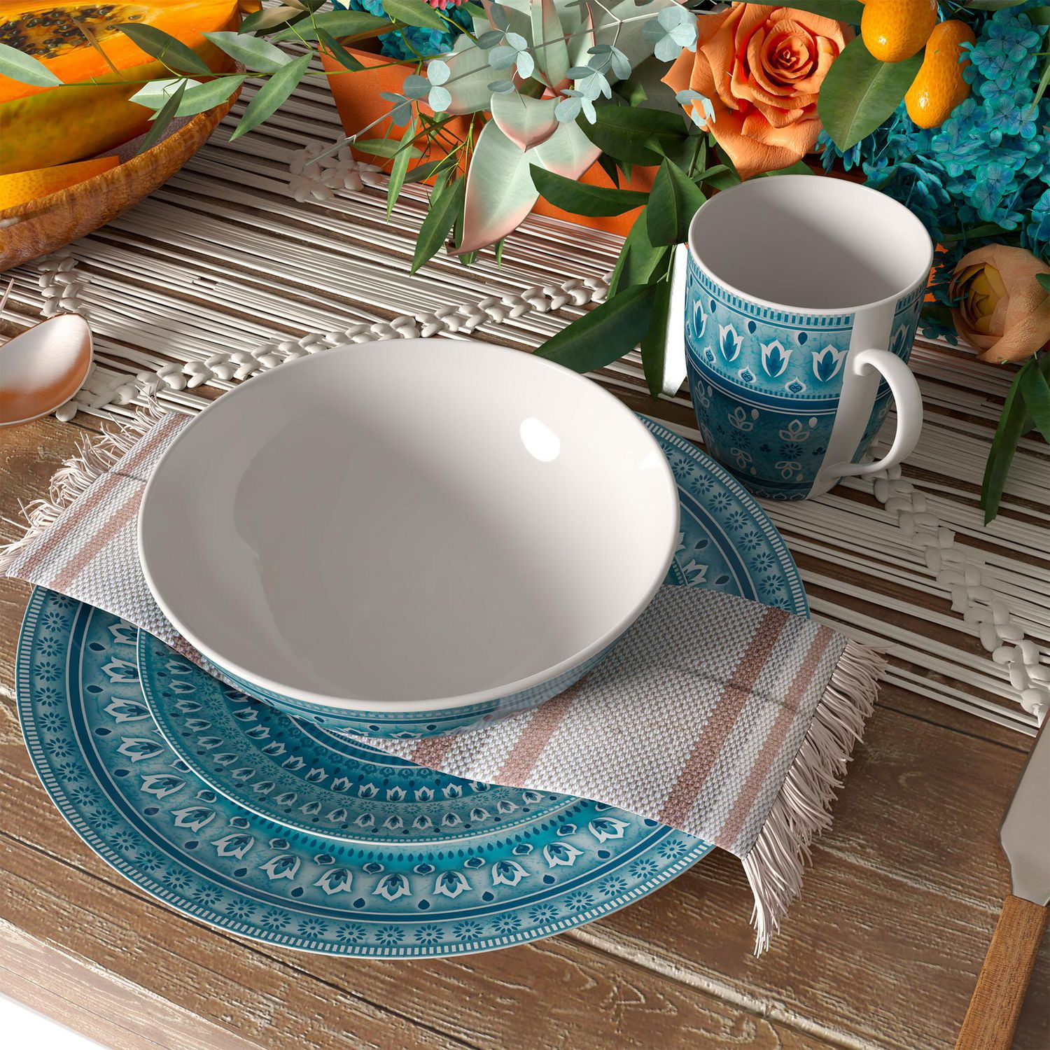 Porcelain Target Melamine Dinner Sets 4pc Melamine Dinner Plates