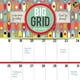 2015 Big Grid: Design Wall Calendar – image 1 sur 2