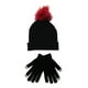 Ensemble chapeau à pompon et gants tricotés de George pour femmes – image 1 sur 1