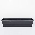 thumbnail image 1 of Integrated Plastics 24" Rectangular Windowsill Black Planter, 1 of 1