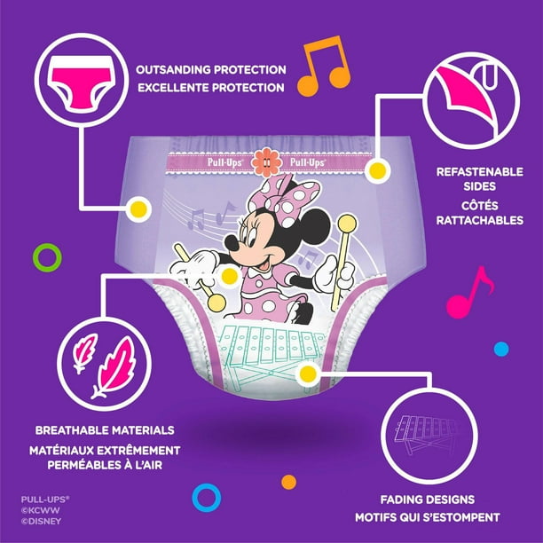 NEW Disney Baby Girls' Minnie Mouse Potty Training Pants Multipack