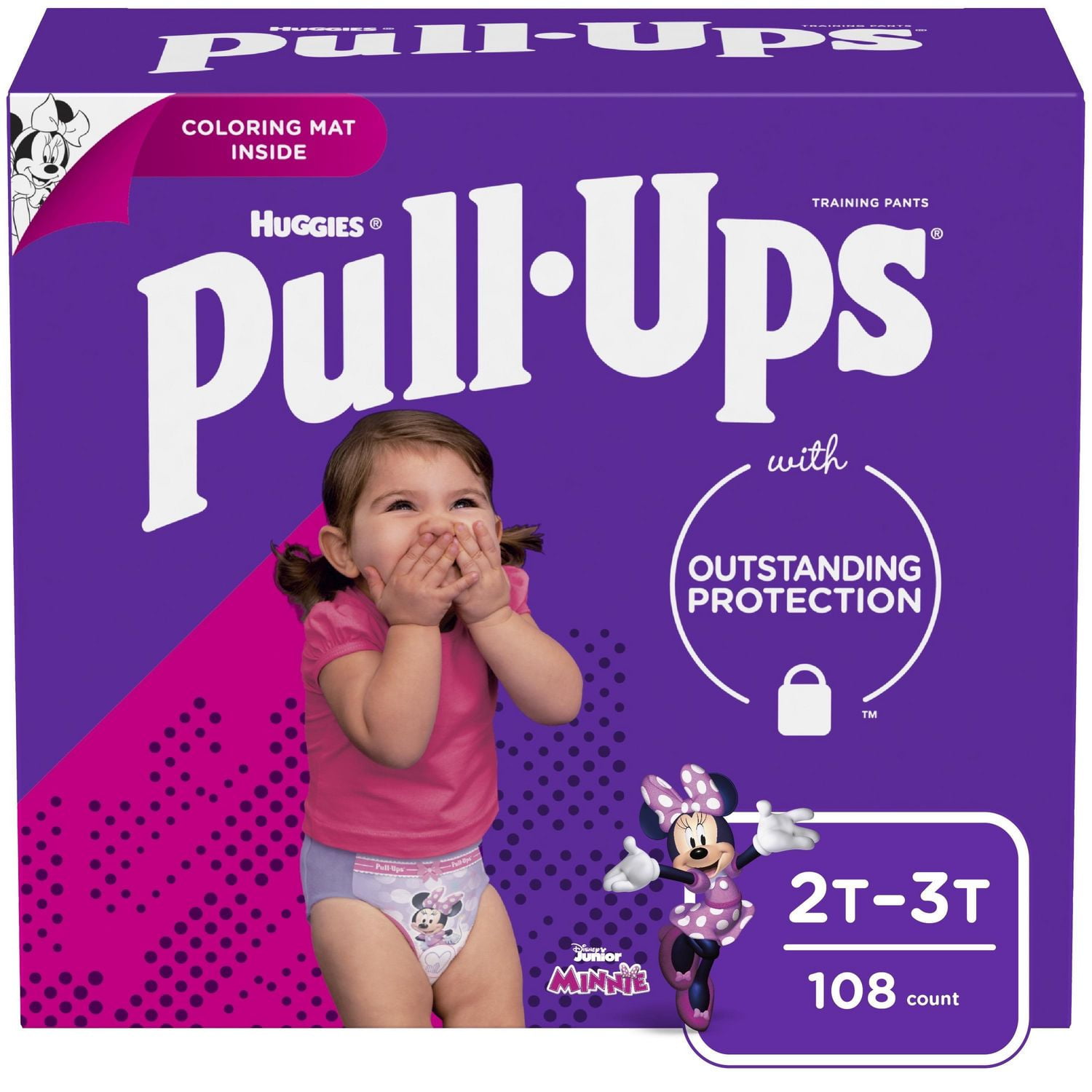 Pampers Easy Ups Girls Training Underwear, Super Pack