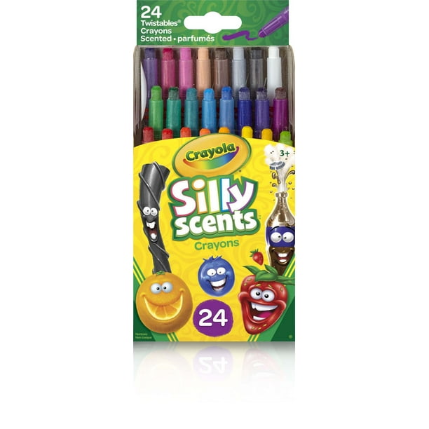 Crayons de cire parfumés mini Twistables de Crayola Paq. de 24
