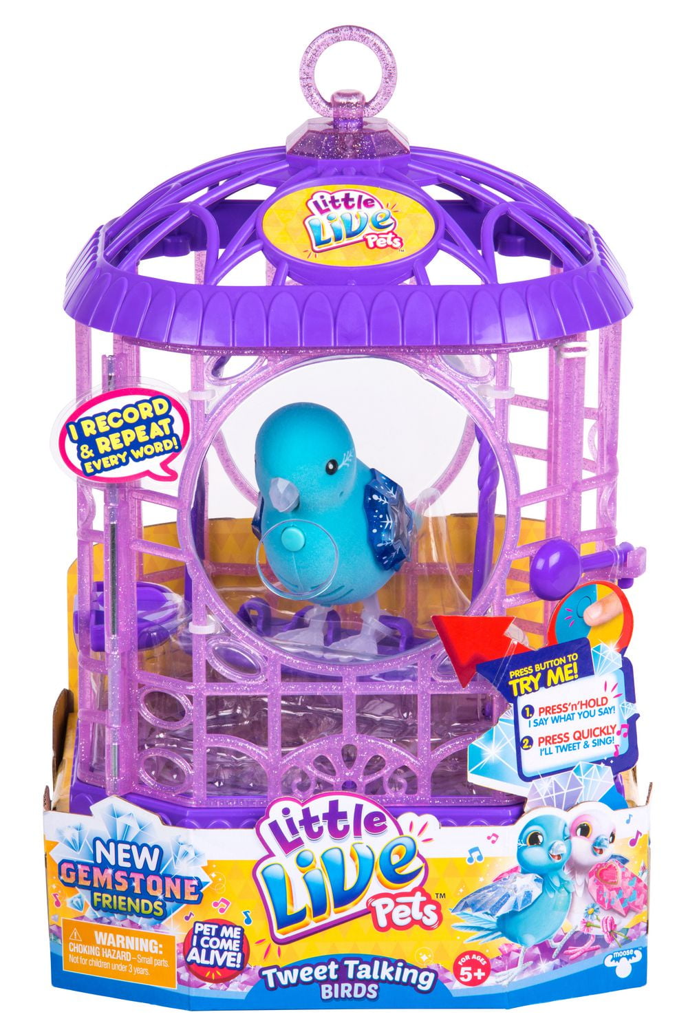 Little Live Pets Starflake Bird with Cage | Walmart Canada