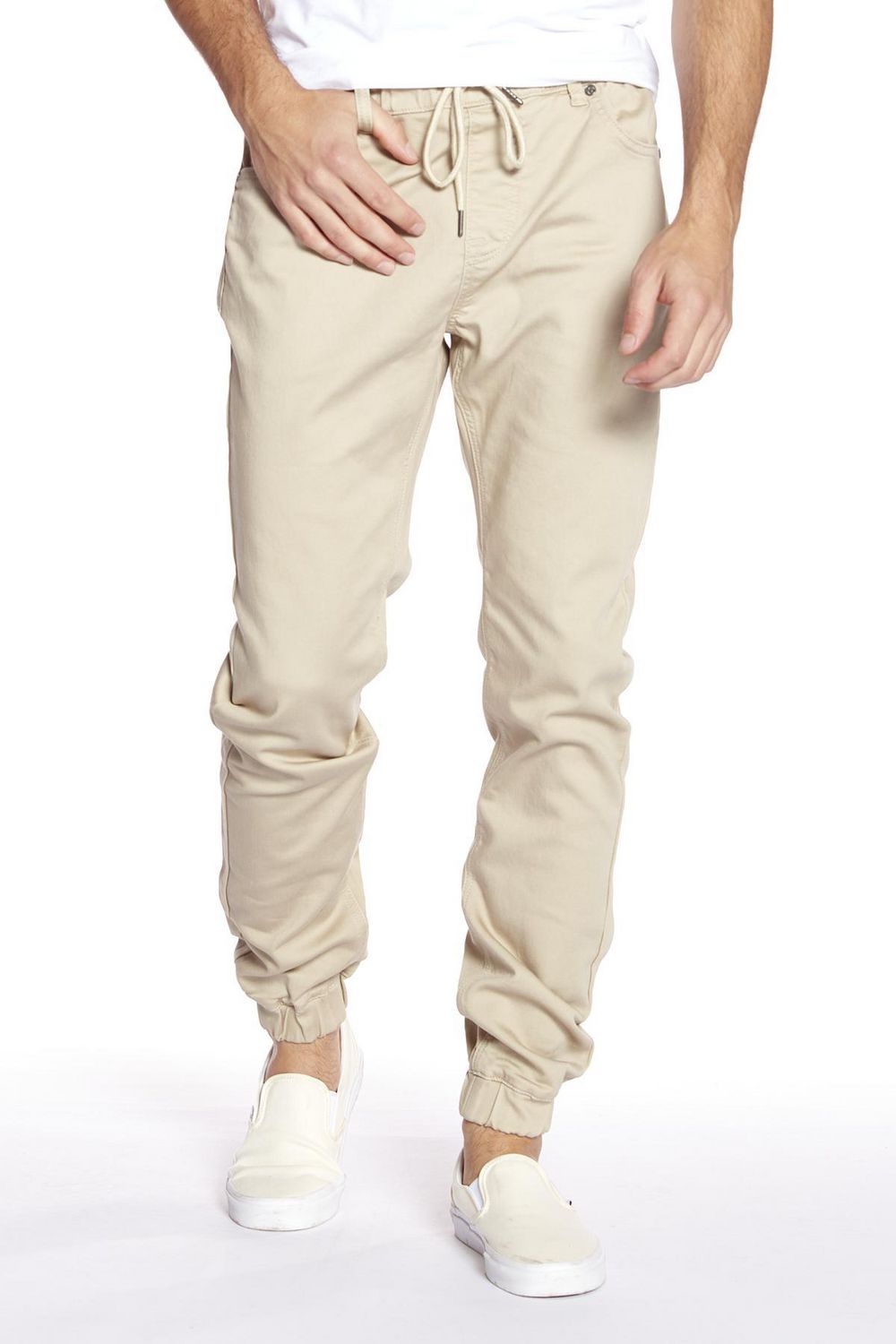 Jeaniologie ™ Men's 5 pocket Classic Pull-On Jogger | Tan