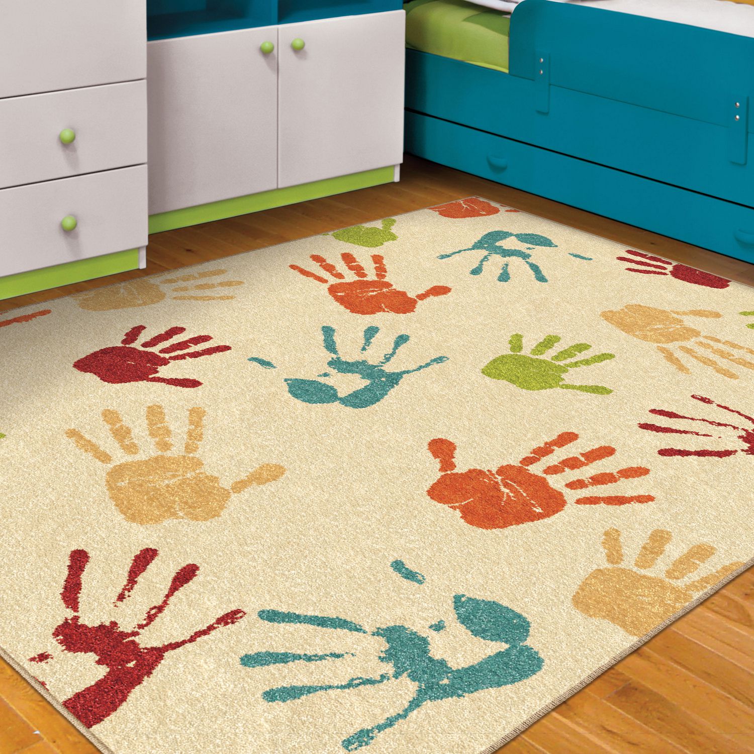 Orian Rugs Handprints Beige Area Rug Walmart Canada