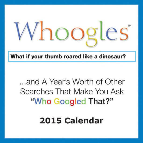2015 Whoogles Daily Desk Calendar