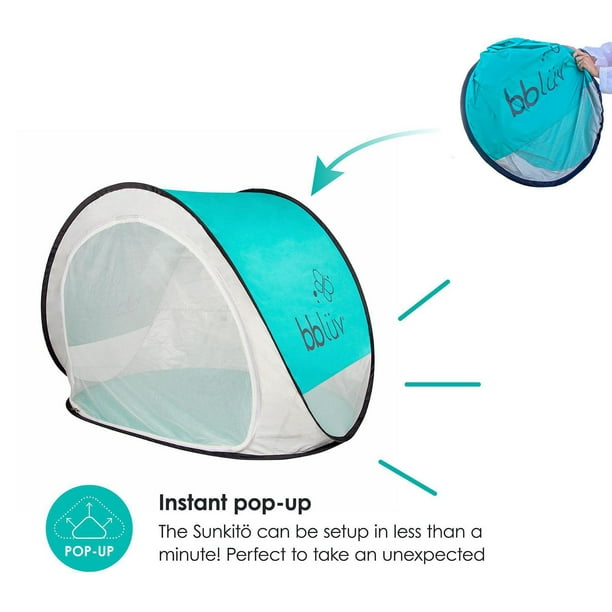 Tente de jeux anti-UV avec moustiquaire Sunkitö Aqua - Made in Bébé