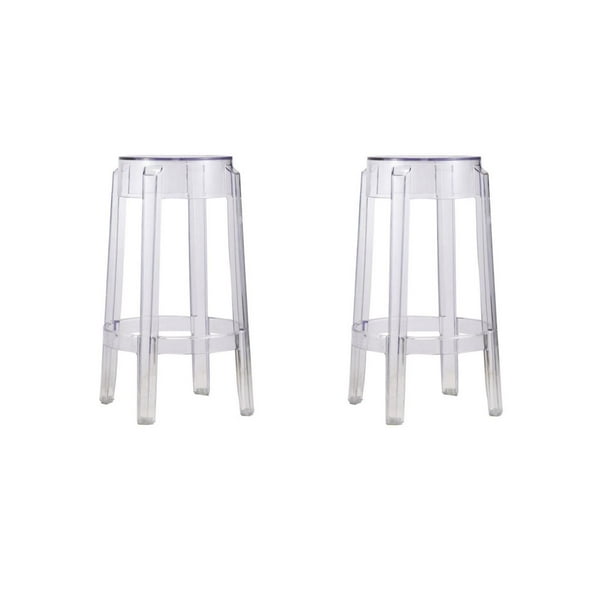 Heavenly Collection Clear Plastic Counter Stool Walmart.ca