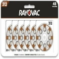 thumbnail image 1 of Rayovac Hearing Aid Size 312 Batteries, 48 Pack, 1 of 4