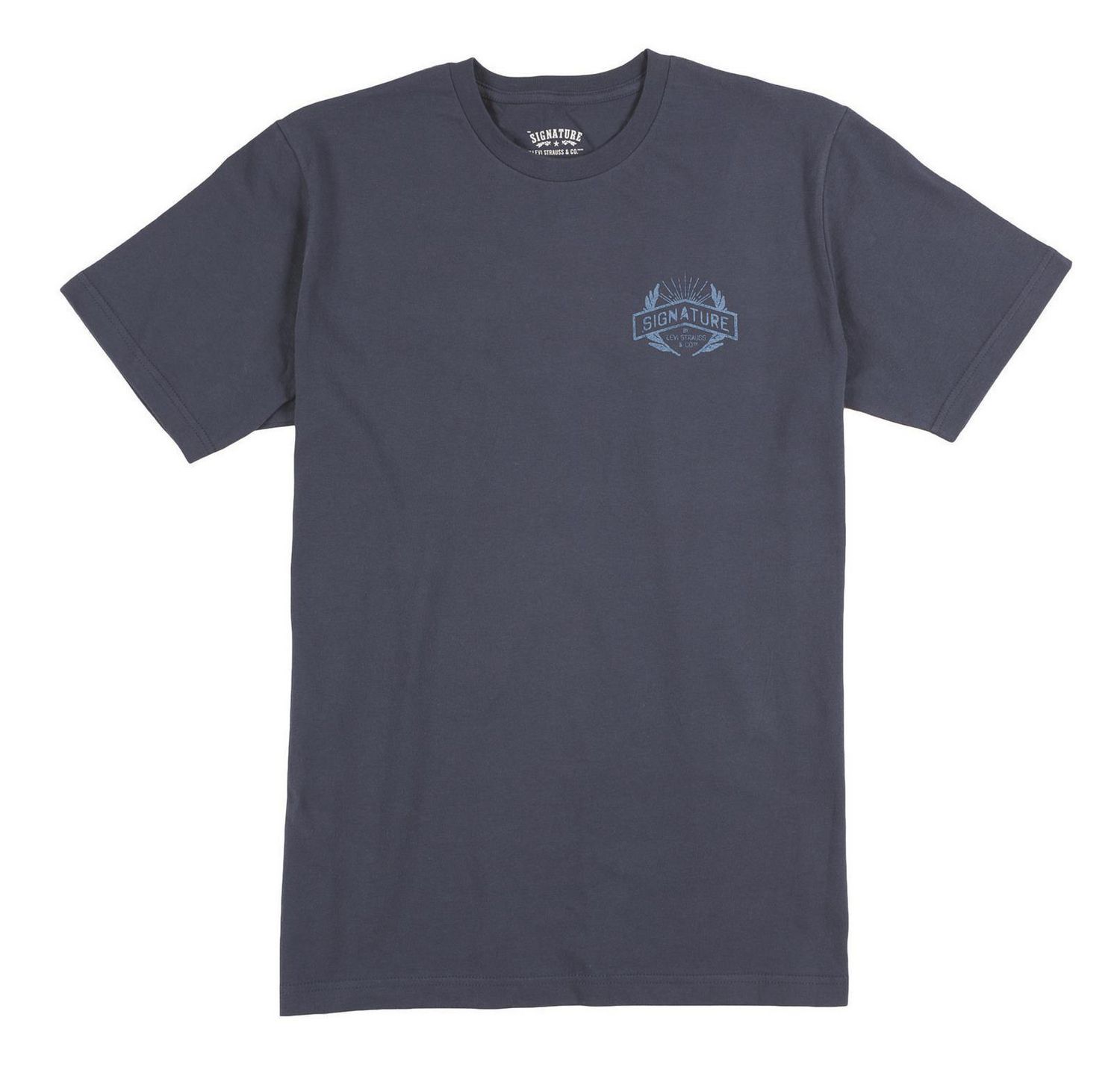 Signature by Levi Strauss & Co - T-Shirt - Blue | Walmart Canada