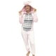 Pyjama grenouillère George pour femmes avec capuchon à motif de cochon – image 1 sur 3