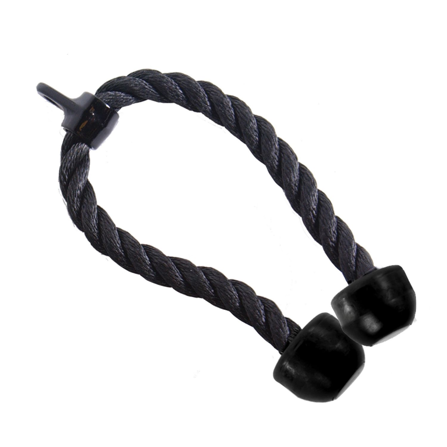 Corde triceps de luxe à tirer vers le bas - Longueur de corde de 27 pouces,  facile à saisir et fixation de câble antidérapante 