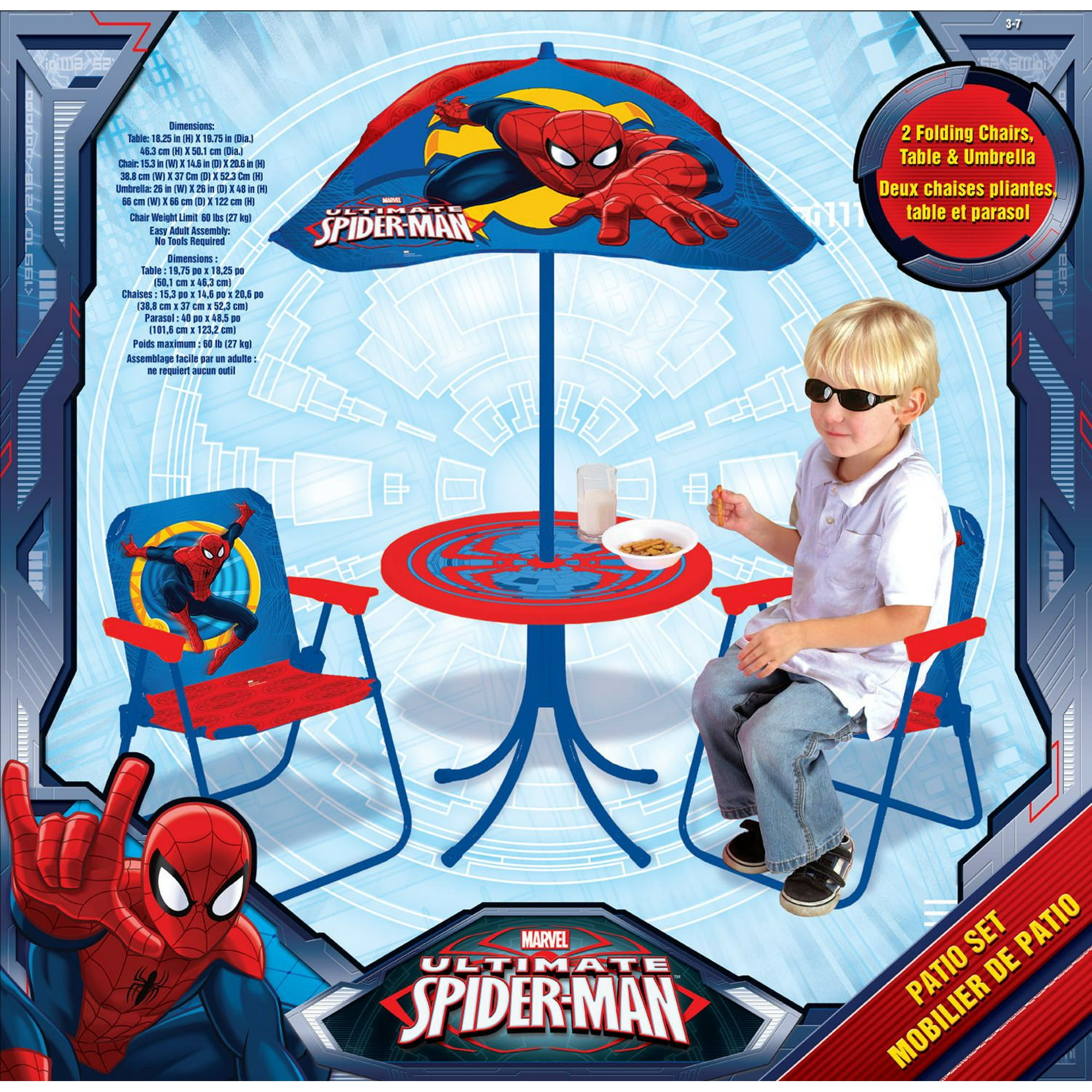 Marvel Spider-Man 4 Pieces Patio Set 