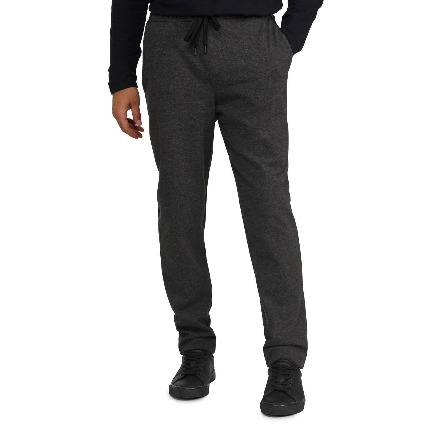 Pantalon de jogging en ponte brossé avec taille élastique pour hommes Mexx
