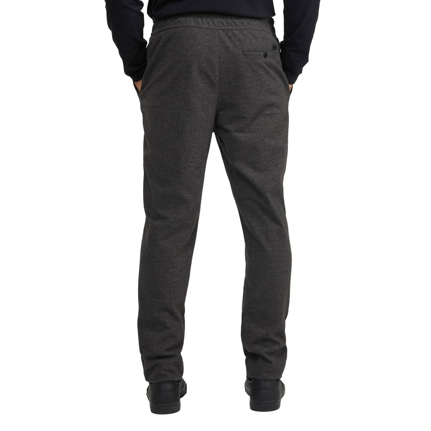 Pantalon de jogging en ponte brossé avec taille élastique pour hommes Mexx