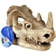 Penn Plax Ornement d'aquarium en résine tête de mort de rhinocéros – image 2 sur 5