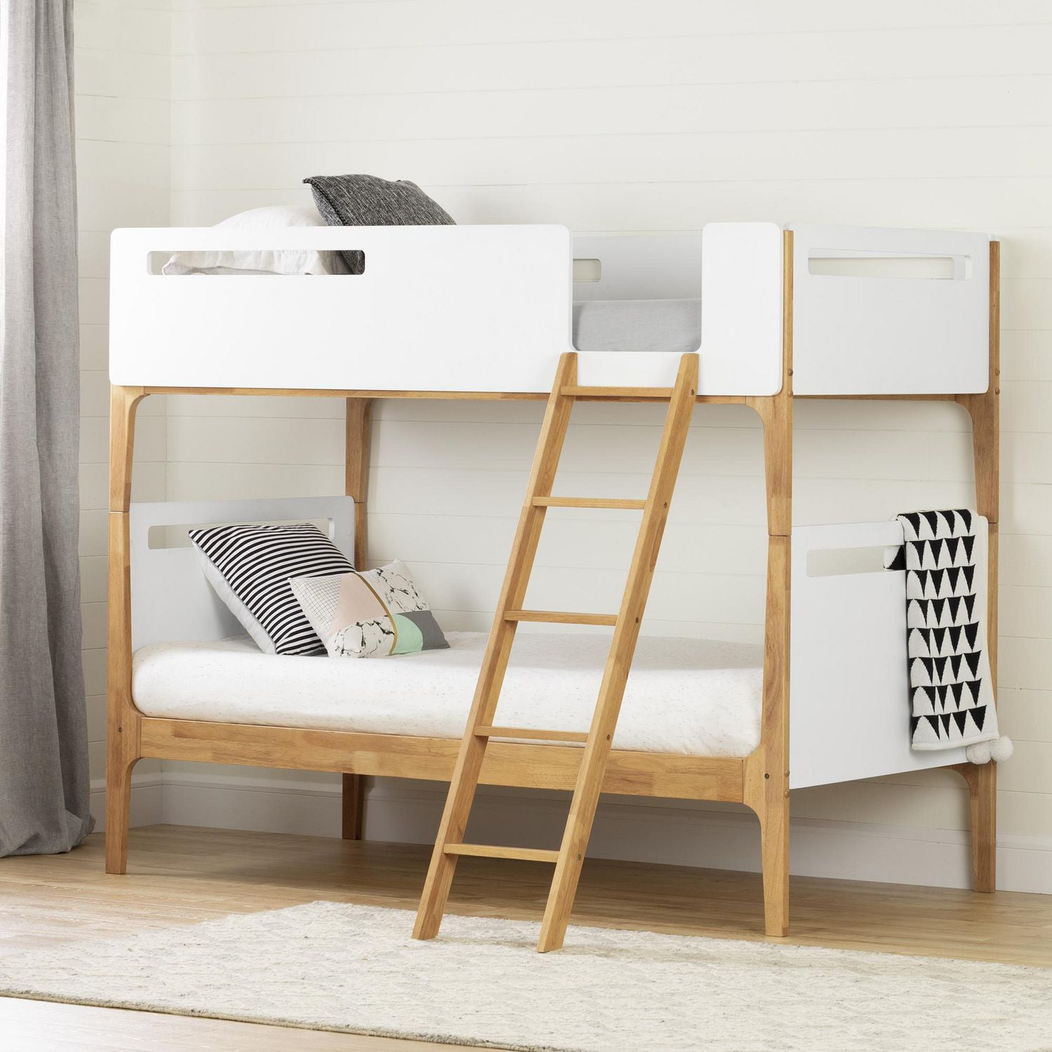 Lolo Modern Bunk Bed With Stairs Converted Stacked Beds Atelier Yuwa